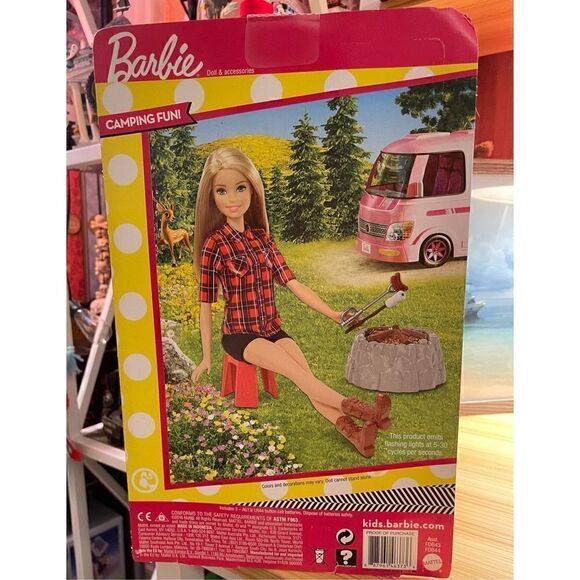 Mattel Barbie Camping Fun Campfire Barbie 2016 NIB - Picture 6 of 13